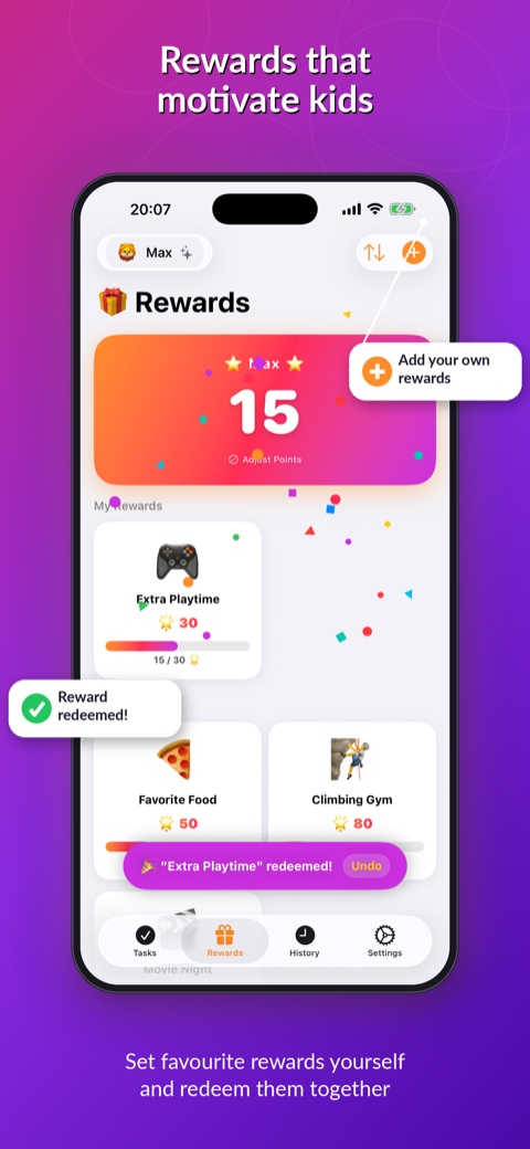 Kudo Kouri screenshot: rewards view